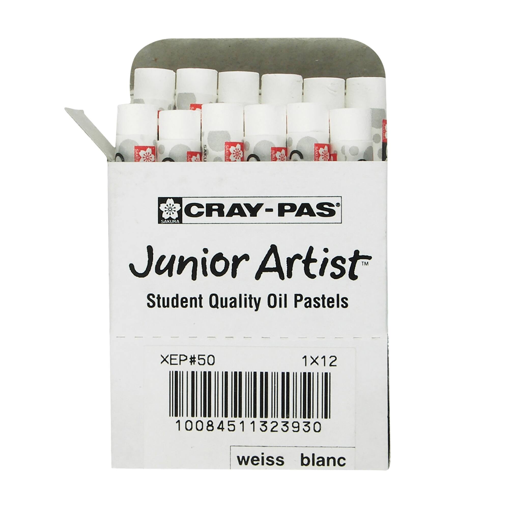 Sakura® White Cray-Pas Junior Artist Oil Pastels, 12ct.